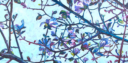 Magnolias on Blue Sky, Celebration
